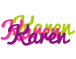 Karen flowers logo