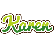 Karen golfing logo