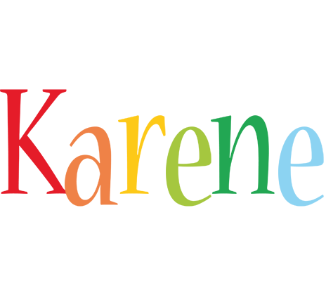 Karene birthday logo