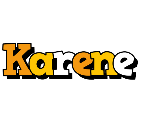 Karene cartoon logo