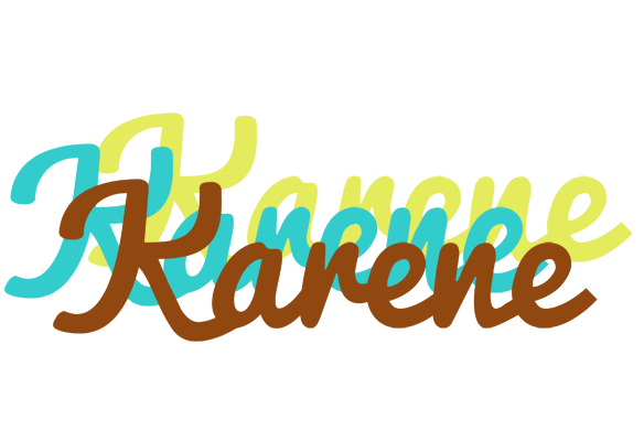 Karene cupcake logo