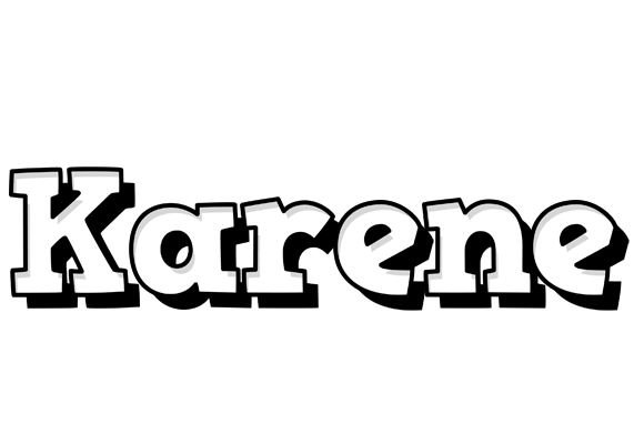 Karene snowing logo
