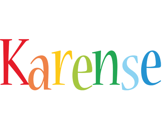 Karense birthday logo