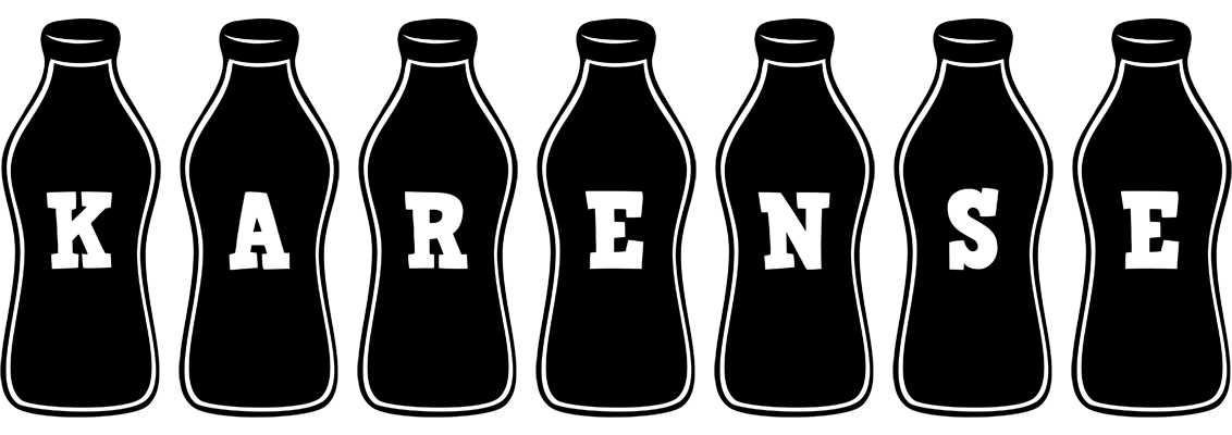Karense bottle logo