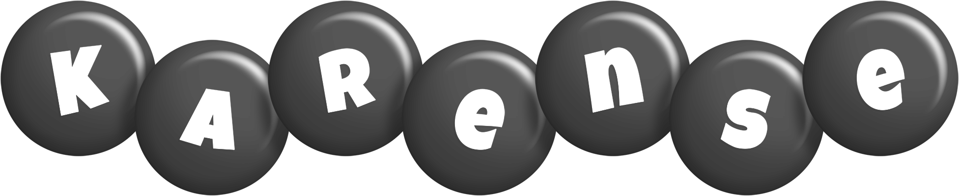 Karense candy-black logo