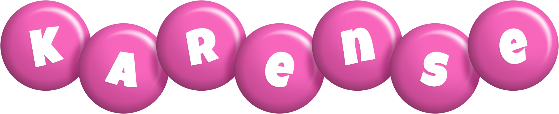 Karense candy-pink logo
