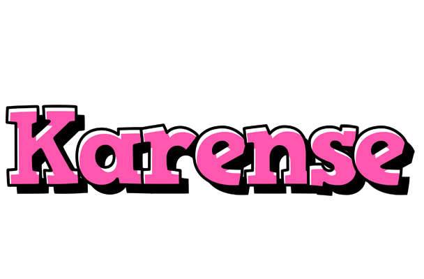 Karense girlish logo