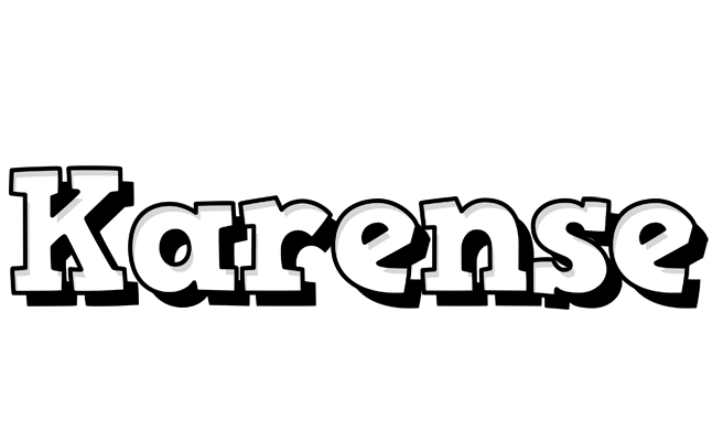 Karense snowing logo