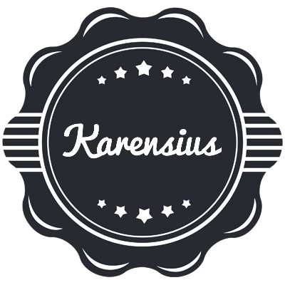 Karensius badge logo