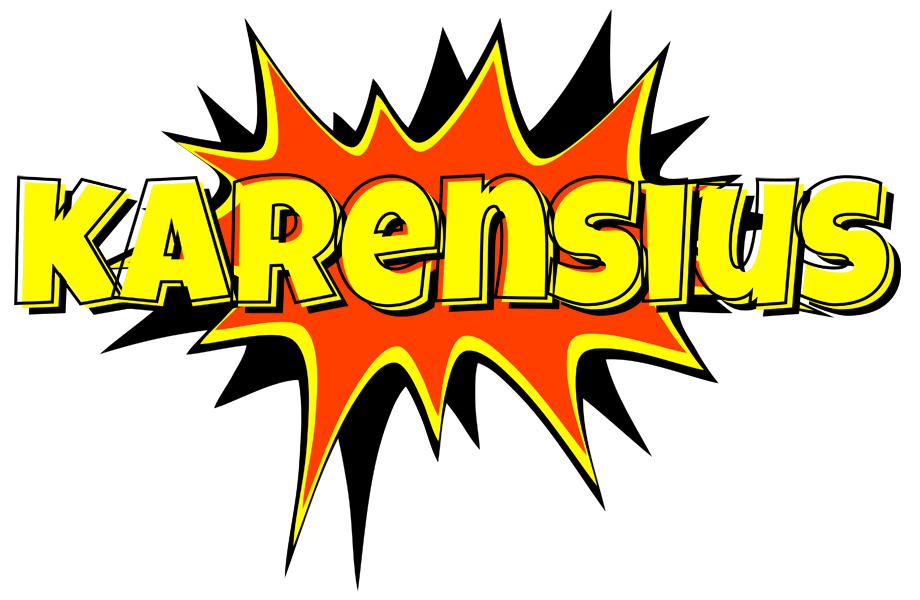 Karensius bazinga logo