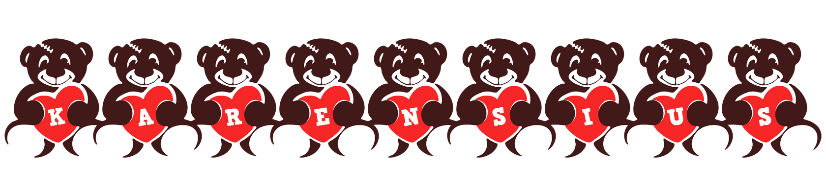 Karensius bear logo