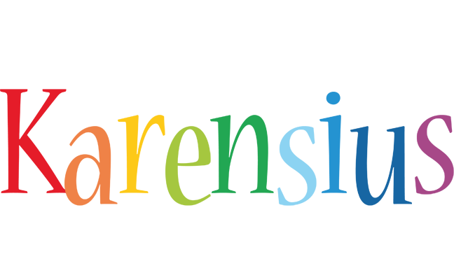Karensius birthday logo