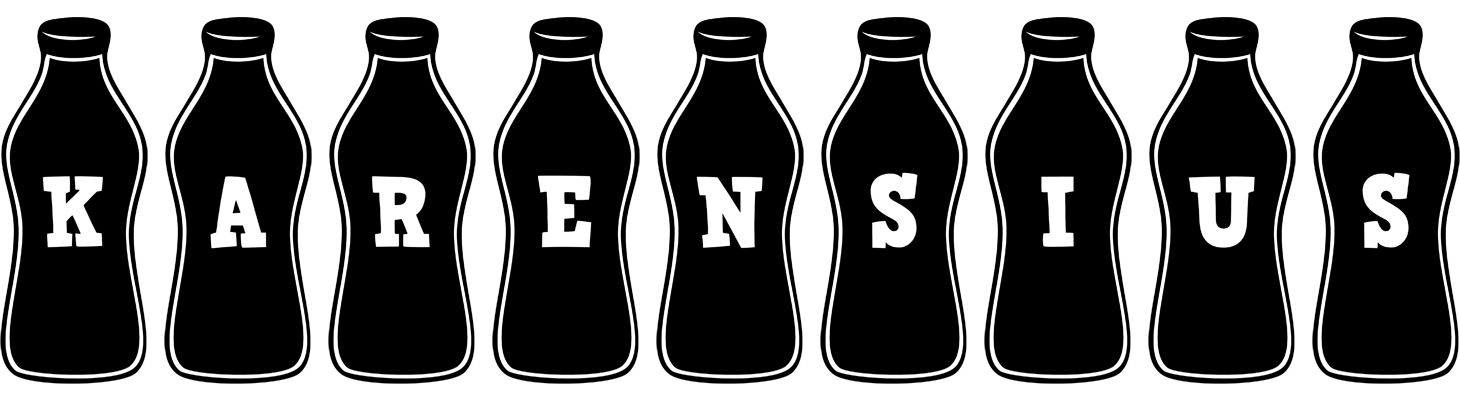 Karensius bottle logo