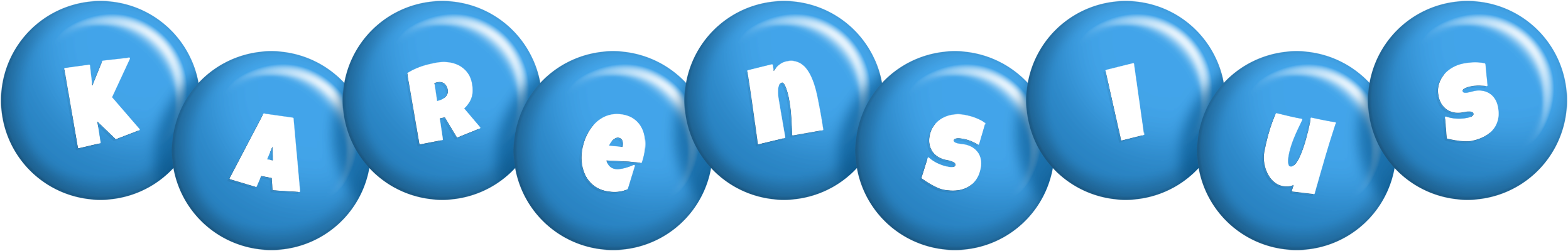 Karensius candy-blue logo