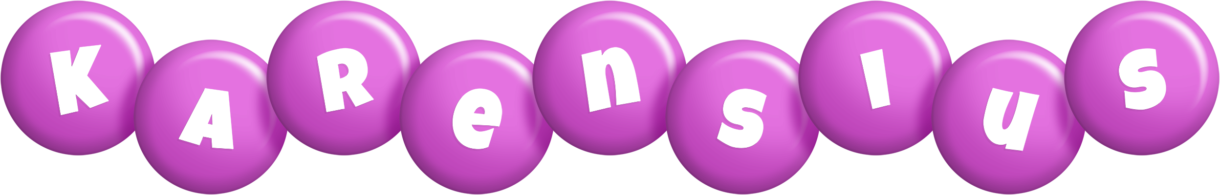 Karensius candy-purple logo