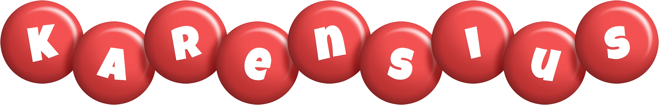Karensius candy-red logo