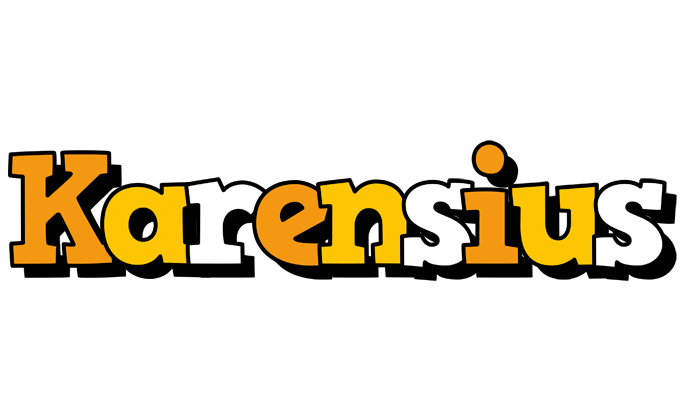 Karensius cartoon logo