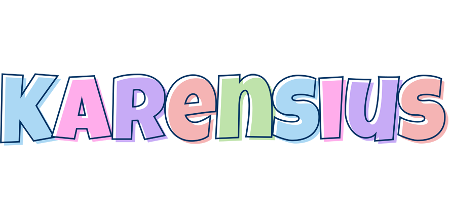 Karensius pastel logo