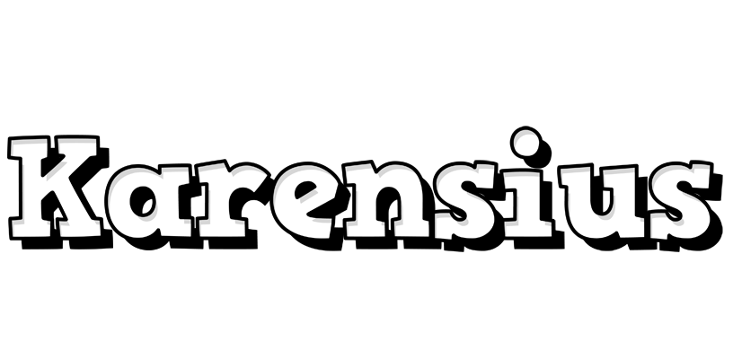 Karensius snowing logo