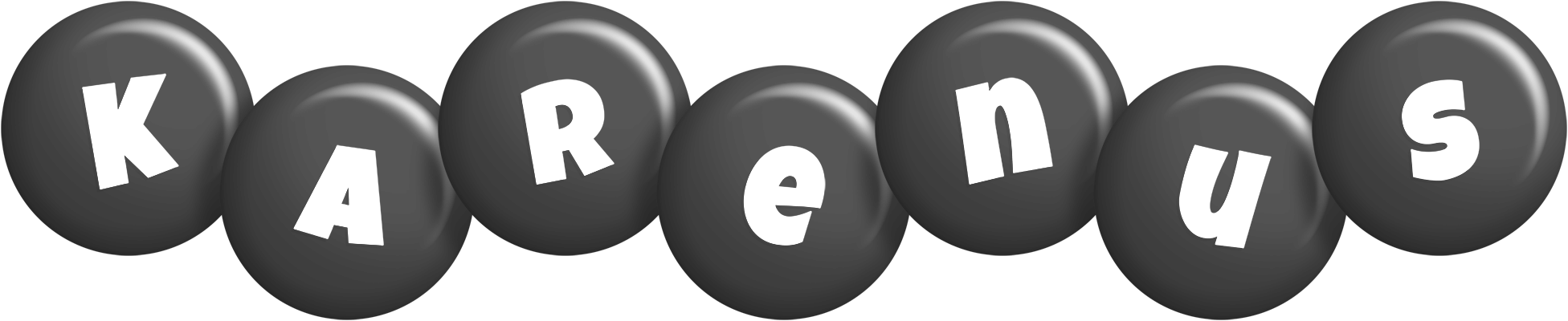 Karenus candy-black logo