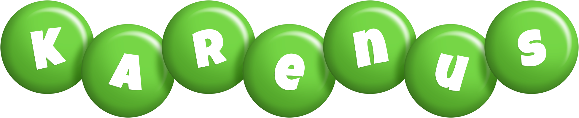 Karenus candy-green logo