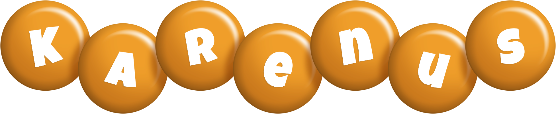 Karenus candy-orange logo