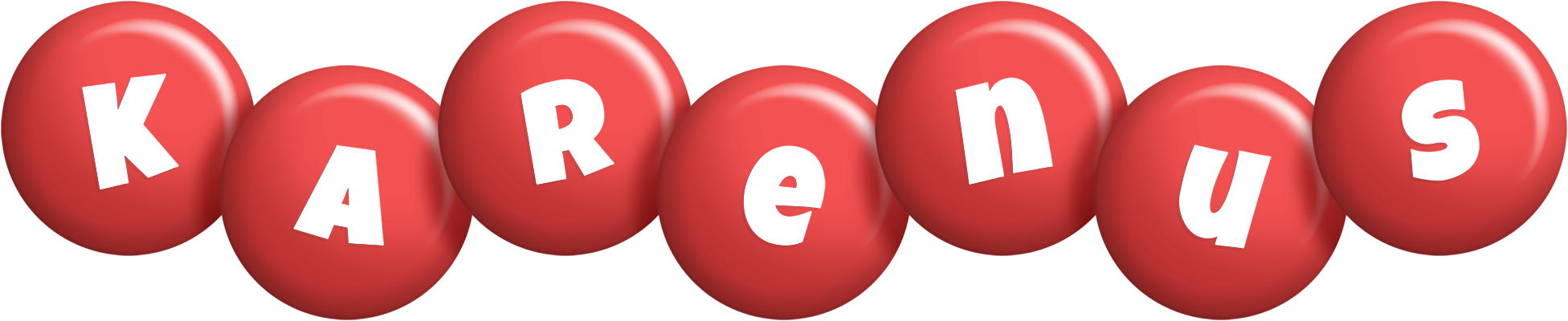 Karenus candy-red logo