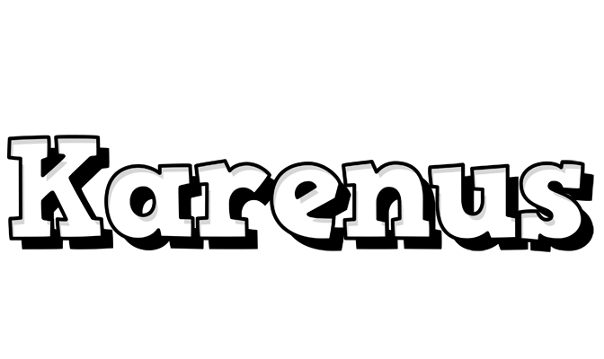 Karenus snowing logo