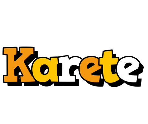 Karete cartoon logo