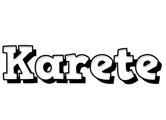 Karete snowing logo