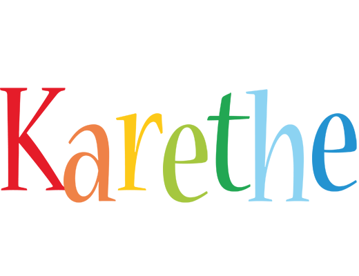 Karethe birthday logo