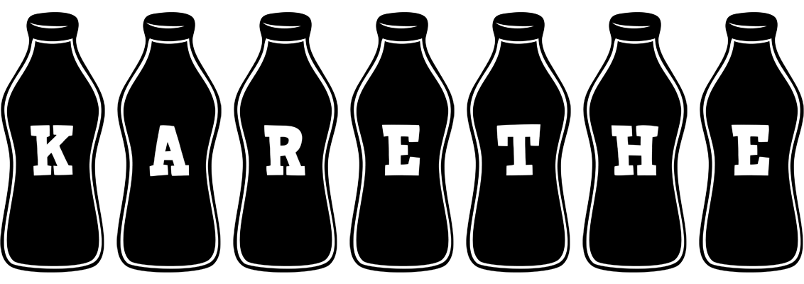 Karethe bottle logo