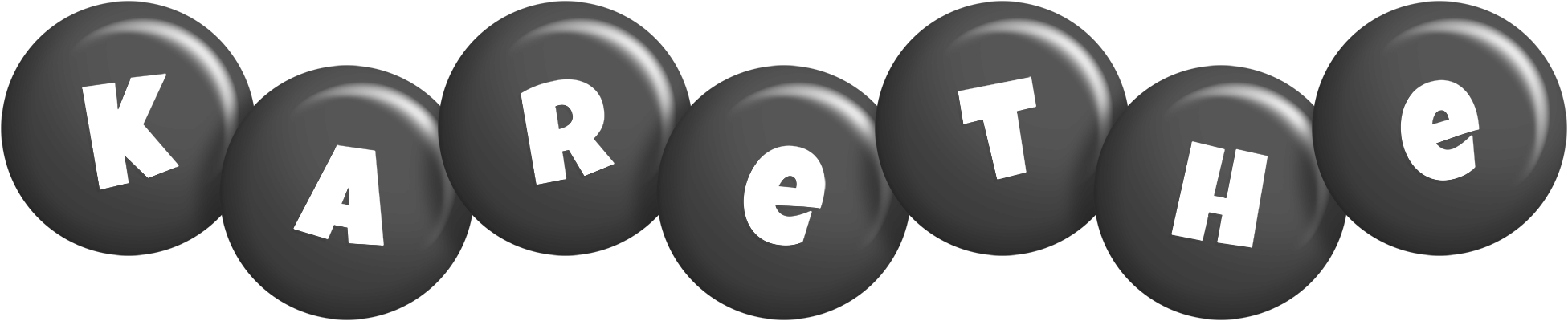 Karethe candy-black logo