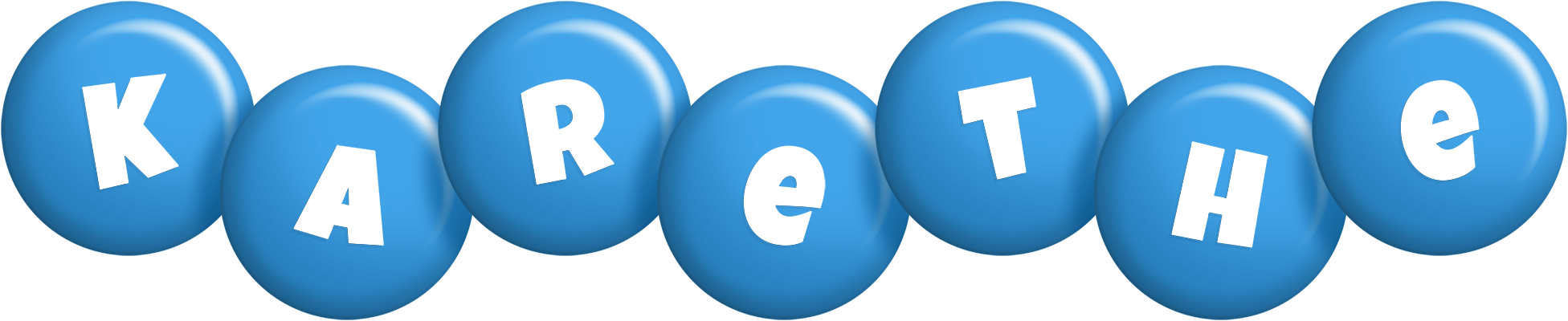 Karethe candy-blue logo