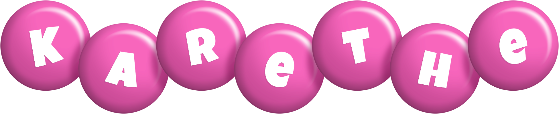 Karethe candy-pink logo