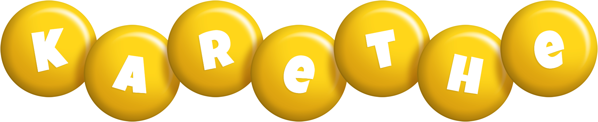 Karethe candy-yellow logo