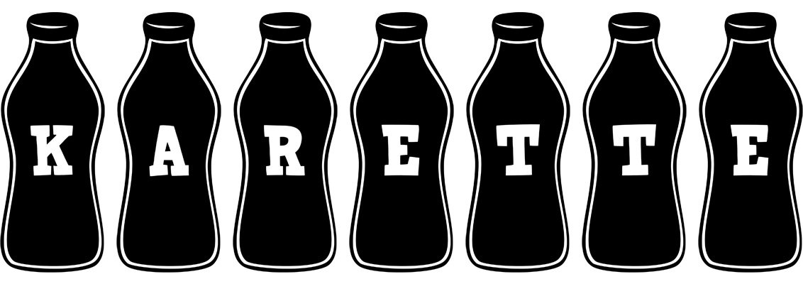 Karette bottle logo