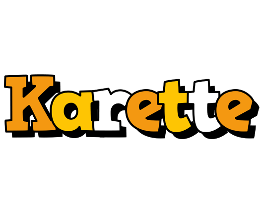 Karette cartoon logo