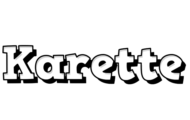 Karette snowing logo