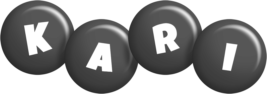 Kari candy-black logo