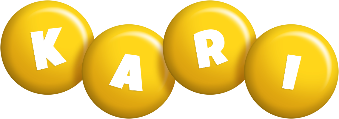 Kari candy-yellow logo