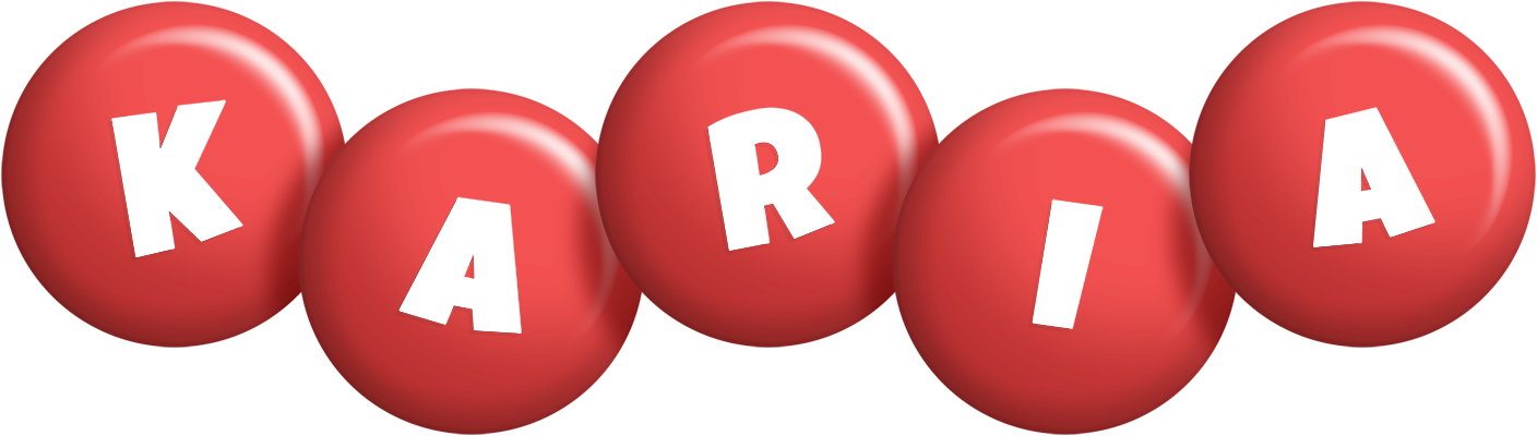 Karia candy-red logo