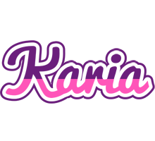 Karia cheerful logo