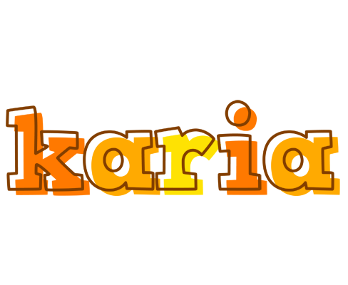 Karia desert logo