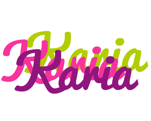 Karia flowers logo