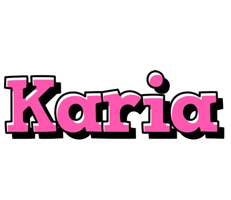 Karia girlish logo