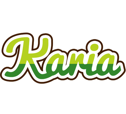 Karia golfing logo