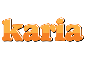 Karia orange logo