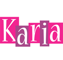 Karia whine logo