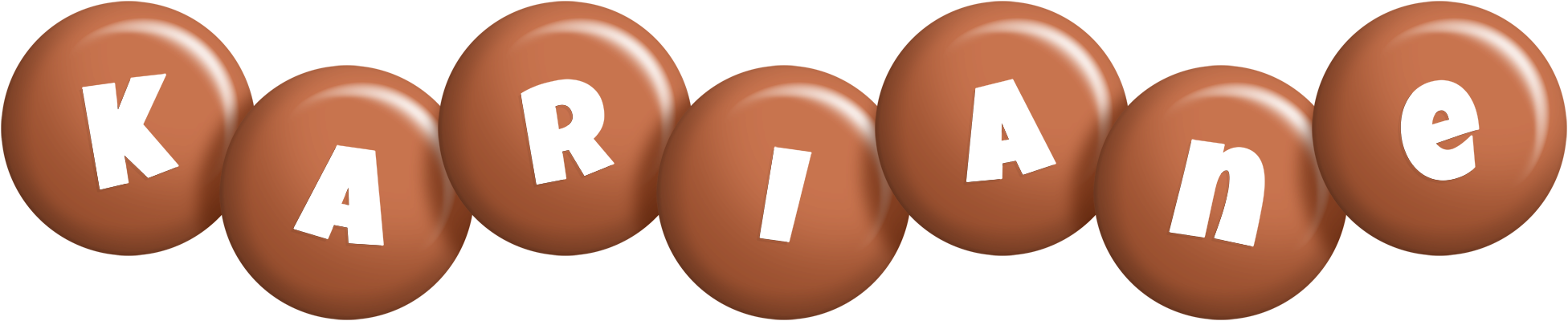 Kariane candy-brown logo